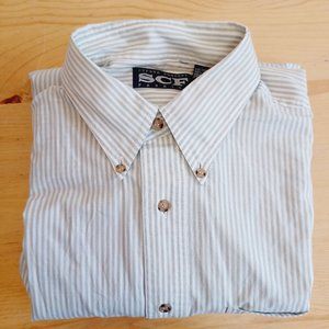 NWOT! SCF Men's Size small Stripped Shirt ( 4397)